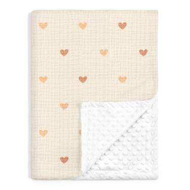 Imagem de Cobertor SANDJEST Baby 76x102 cm Soft Muslin & Minky