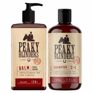 Imagem de Kit Balm Barba e Shampoo Cabelo Peaky Blinders Don Alcides