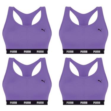Imagem de Kit 4 Tops Puma Nadador Com Bojo Feminino