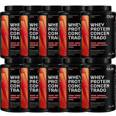 Imagem de Kit 10X Whey Protein Concentrado - 900g Cookies - Dux Nutrition-Masculino