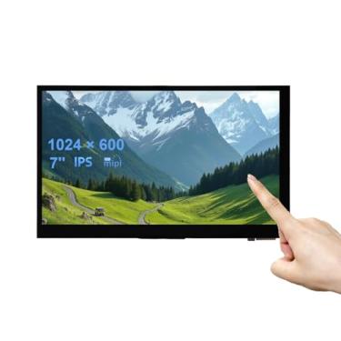 Imagem de Placa de desenvolvimento ESP32-P4-WIFI6 com tela sensível ao toque de 7 polegadas, baseada em chip ESP32-P4 e ESP32-C6, com tela sensível ao toque IPS de 5 pontos de 7 polegadas 1024 × 600, cabeçalhos