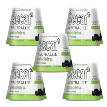 Imagem de Neutralizador de Odores Para Geladeira Carvão Ativado Natural 38g Duração 60 Dias Elimina Mau Cheiro Peixe Cebola Temperos (5, Neutralize)