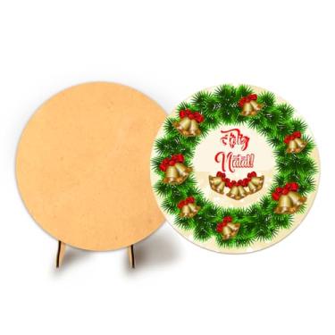 Imagem de Painel Sublimado 50cm C Elastico Natal + Suporte MDF (NAT116)