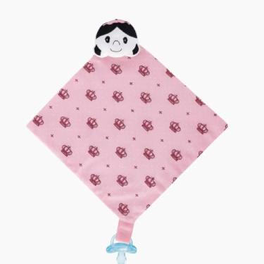 Imagem de Naninha Para Bebê Paninho Bichinho com Prendedor de Chupeta (Bonequinha)