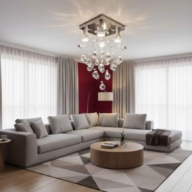 Imagem de Lustre Para Sala, Quarto, Cozinha, Corredor , Base 20x20
