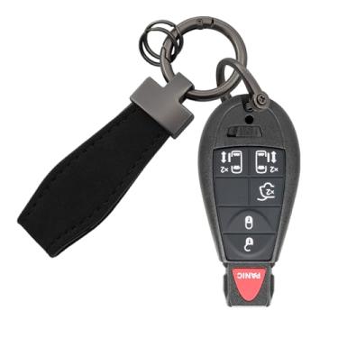 Imagem de ontto Fobik Transmissor remoto de 6 botões para chave de carro apto para Chrysler Town and Country 2008-2016 Apto para Dodge Grand Caravan 2008-2020, FCC ID: M3N5WY783X IYZ-C01C, 433 MHz