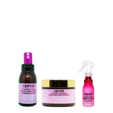 Imagem de Coiffer Kit Cabelos Bem Comportadinhos 3 Unidades  Redução de Quebra, 