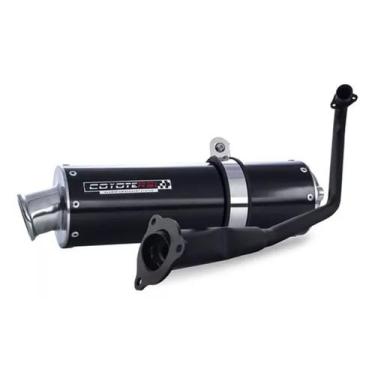 Imagem de Escape / Ponteira Coyote RS1 Aluminio Redondo - Fluo 125 ano 2022 em D