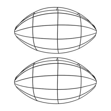 Imagem de predolo Conjunto de 2 Guirlandas de Futebol Decorativas para O Outono, com Arame Floral, para O Dia Dos Namorados, Porta, Cerca, Parede E Halloween.