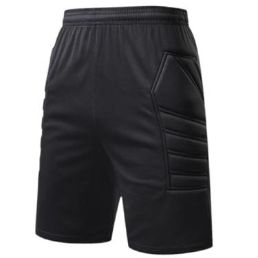 Imagem de Baoblaze Calções de proteção para guarda-redes de futebol com cintura flexível, Xs