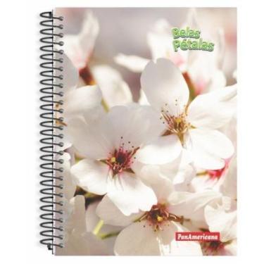 Imagem de Caderno Universitário Belas Pétalas 160 Folhas 10 Matérias - PanAmeric