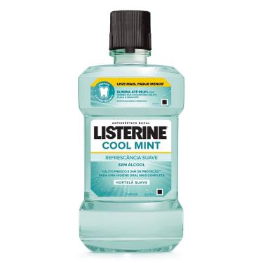 Imagem de Enxaguante Bucal Antisséptico Listerine Cool Mint Zero 1L