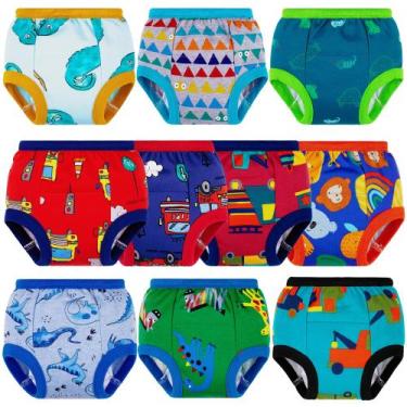 Imagem de Pacote com 10 calças de treino para bebês BIG ELEPHANT, algodão 4T