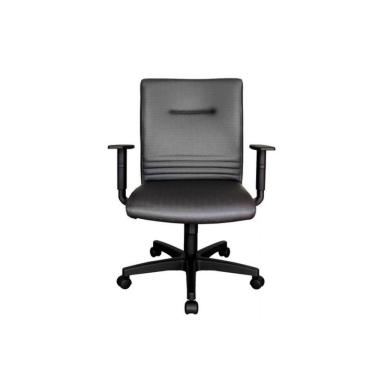 Imagem de Cadeira Diretor Giratória com Braços Linha Corinto Preto