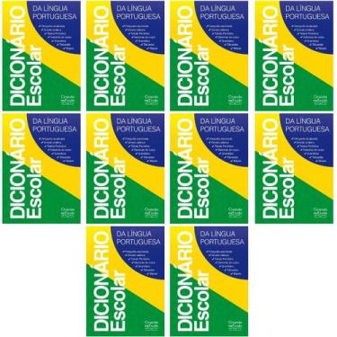 Imagem de Kit 10 Dicionário Escolar Português Mapa Tabuada Tabela Periodica - Ci