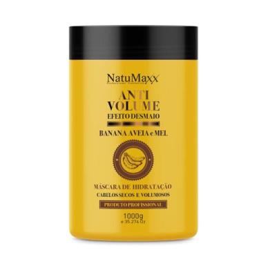 Imagem de Máscara Banana Aveia E Mel Anti Volume Natumaxx 1kg