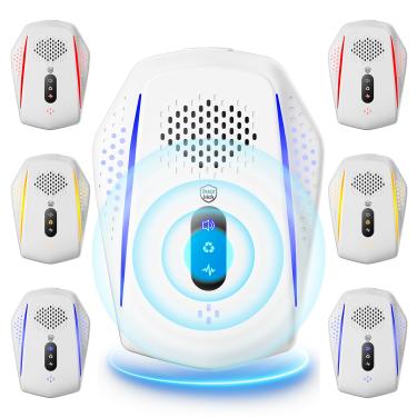 Imagem de Repelente ultrassônico de controle de pragas, armadilhas de rato, ratos, ratos, baratas, repelente de insetos, repelente de roedores, plugue ultrassônico, dissuasão de mouse, ultrassônico para casa