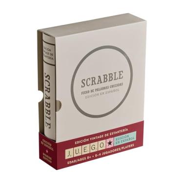 Imagem de WS Game Company Scrabble Spanish Vintage Bookshelf Edition