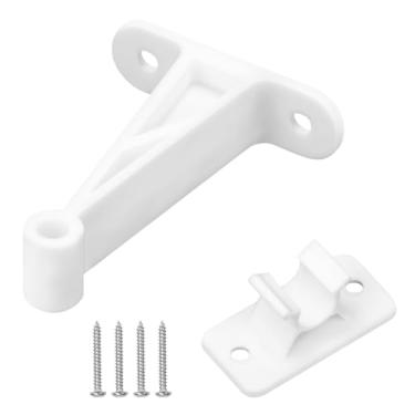 Imagem de E241 Suporte de porta para trailer, suporte de porta de entrada de trailer trava de trava de porta com clipe C para trailer ou trava de porta de trailer fechada para fora, para manter a porta aberta