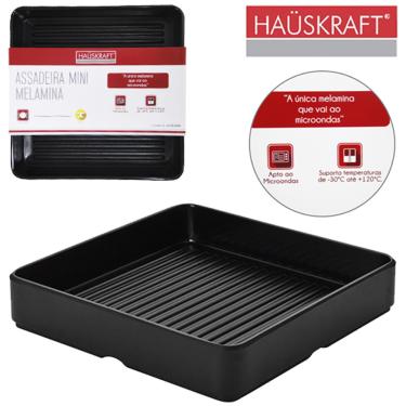Imagem de MINI ASSADEIRA MELAMINA HAUSKRAFT APTO AO MICROONDAS