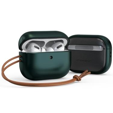 Imagem de VRS Design Capa moderna para Apple AirPods Pro 3ª geração (2025) – Estilo minimalista moderno com perfil fino e ajuste preciso, compatível com AirPods Pro 3 (verde metálico)