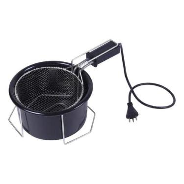 Imagem de Fritadeira Elétrica Óleo 1 Litro Tacho Esmaltado 110v - Alfa Suportel,