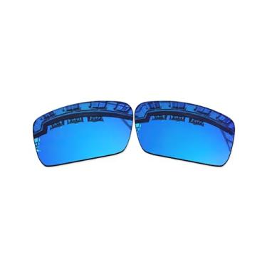 Imagem de Vonxyz Lentes de reposição para óculos de sol Ray-Ban RB3498 64 mm - Várias opções, Ice Mirrorcoat polarizado, 0
