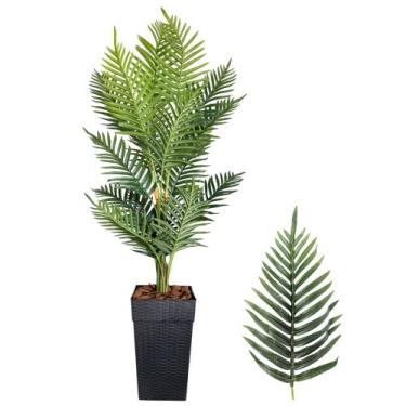 Imagem de Planta Palmeira Aréca Artificial Com Vaso Arranjo Buquê - PLANDEC