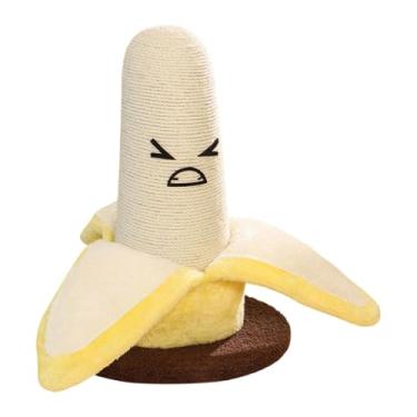 Imagem de WeiLaiKeQi GRAÇO de CAT POST PERTURAGEM PAWS Treinando interativo brinquedo em forma de banana Scroder Garra Scratcher para gatos internos