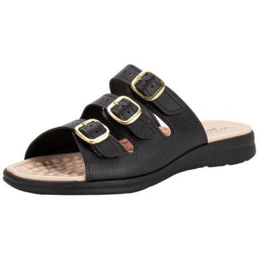 Imagem de Sandália feminina conforto modare 7174122, Preto, 36