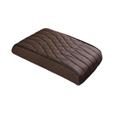 Imagem de Capa Protetora Para Apoio De Braço De Carro Em Couro Nappa Com Almofad