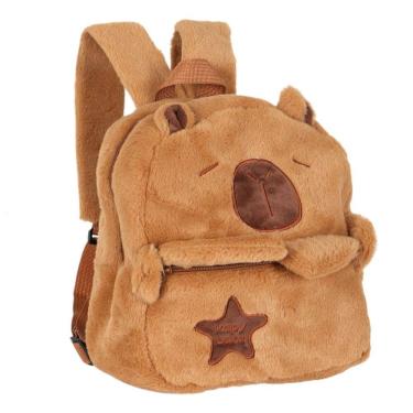 Imagem de Mochila Escolar Costas Capivara Estilo Moderno Juvenil