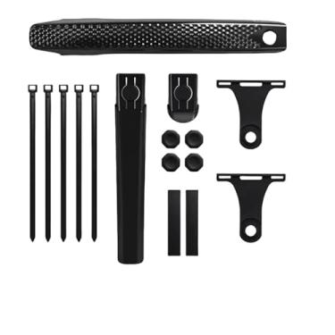 Imagem de Para-lama estendido de liberação rápida para bicicleta, para roda dianteira e traseira 700C, bicicleta de estrada e gravel, para-lama resistente em PP, protetor de lama para uso externo.(EN720 2pcs)