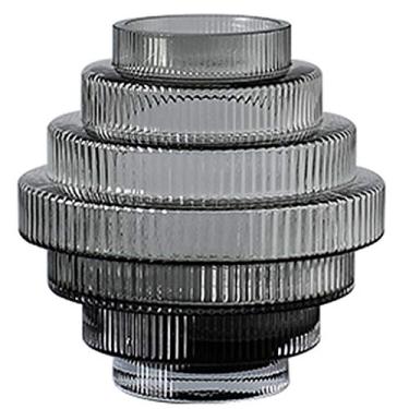 Imagem de Vaso de vidro para flores, vaso de flores para flores, vaso grande, decoração de sala de estar, arranjo de flores criativo, decoração minimalista, luz de mesa, vidro nórdico de luxo T