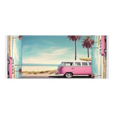 Imagem de Wassud Capas de lavadora e secadora de surfe de praia, protetor de lavadora com sacos de armazenamento, capa de geladeira à prova de poeira com bolsos para lavanderia doméstica, cozinha, 120 x 55 cm