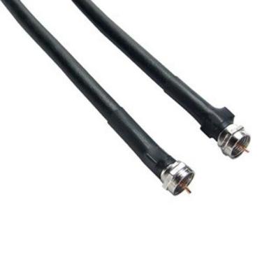 Imagem de Cabo Coaxial Antena Tv Digital 1M Pronto Uso 75Ohms Rg6 Rf