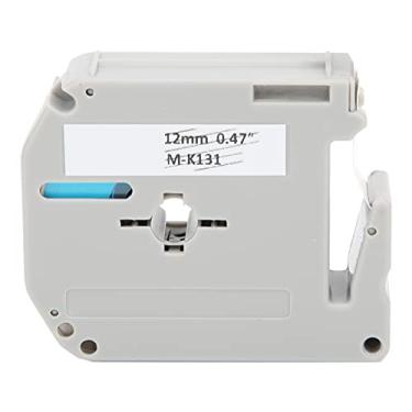 Imagem de Etiquetadora Recargas Tinta Uniforme Alta Resistência Qualidade de Impressão Clara Fita para Máquina de Rotulagem para Impressora PT65 PT70 PT80 12mm Largura 8m Comprimento Papel (caracteres pretos