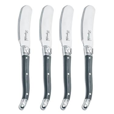 Imagem de Jogo De 4 Facas Para Manteiga - Laguiole (Cinza)