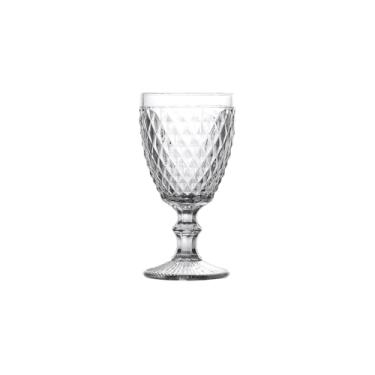 Imagem de Conjunto 2 Taças Vinho Bico de Abacaxi, Transparente, Vidro, 230ml, 16cm Altura x 8cm Diâmetro
