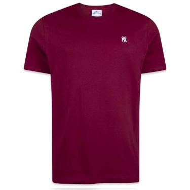 Imagem de Camiseta New Era Mini Bordado Neyyan Vermelho Escuro-Masculino