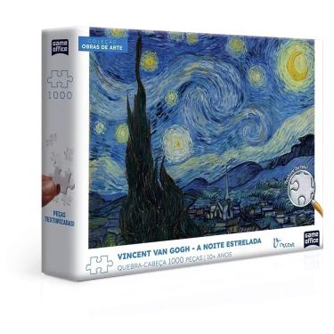 Imagem de Quebra-cabeça 1000 Peças Toyster Vincent Van Gogha a Noite Estrelada