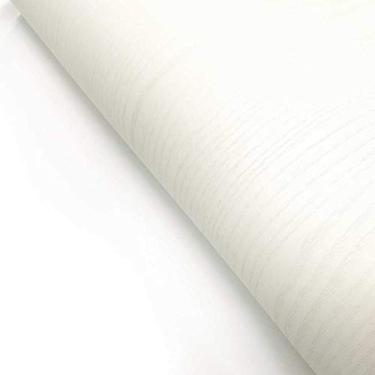 Imagem de RoyalWallSkins Papel de parede fosco pintado de grão de madeira autoadesivo para armários cozinha móveis bancada (bege claro PWSH1109)