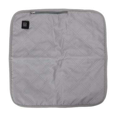 Imagem de Asixxsix Almofada de Aquecimento USB, Grande Aquecedor de Cadeira de Tecido de Grafeno Macio para Sofá-cama de Escritório, Acampamento Com 3 Configurações de Calor, Almofada de Assento (Cinza)