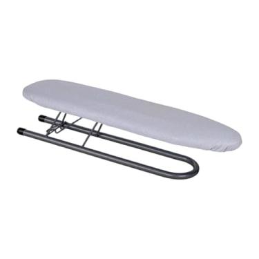 Imagem de Ｂｅｓｇａ Tábua de passar roupa de mesa, compacta e dobrável, acessório portátil que economiza espaço para costura doméstica e artesanato, ideal para passar, Cinza Prateado