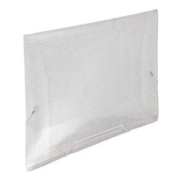 Imagem de Pasta Aba Elástico Transp. 335x20x235mm 10 Und.