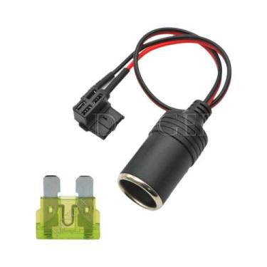 Imagem de Conjunto De Cabo Carregador De Isqueiro De Carro Em Cobre Puro Com Fus