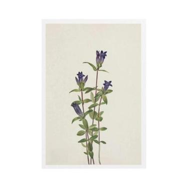 Imagem de Impressão Em Tela Moderna De Lírio Do Vale Azul, Girassol E Romã Para 