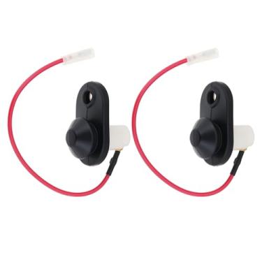 Imagem de Micro Traders 2 peças de sensor de botão de sinal de interruptor de luz de batente de porta compatível com Toyota Hiace compatível com Foton