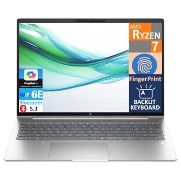 Imagem de Notebook HP ProBook 465 G11 Business 40.6 cm FHD+ Display (AMD Ryzen 7 7735U, 16GB DDR5, 512GB SSD, AMD Radeon, Copilot, KB retroiluminado, impressão digital, WiFi 6E, Bluetooth 5.3, webcam, Win 11