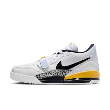 Imagem de Tênis masculino Jordan Legacy 312 Low (CD7069-107, preto/amarelo ocre/branco), Preto/amarelo ocre/branco, 46